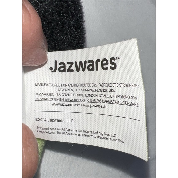 Jazwares Witch Plush 15" Stuffed Animal Halloween soft toy friendly green Lovey - Picture 6 of 6